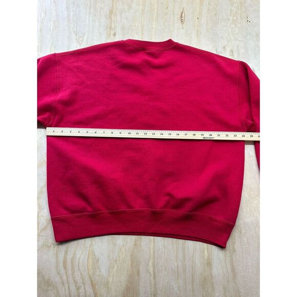 Vintage Hard Rock Cafe San Francisco Save The Planet Sweatshirt 90s Red Size XL - Picture 9 of 9